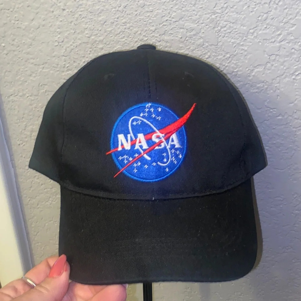 Spirit Black and Blue NASA Kids Cap